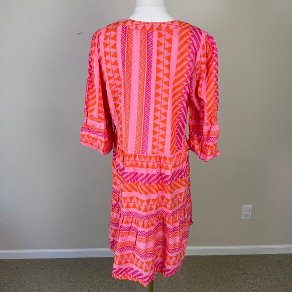 Goa Beachwear by Japna Boho Flowy Mini Dress US Women's XS - Picture 2 of 7